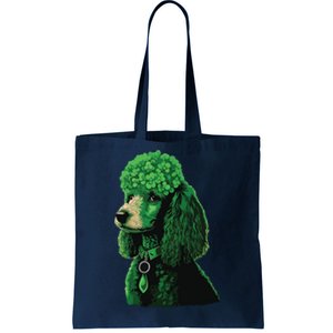 Funny Poodle Dog Miniature Poodle Toy Poodle St Patricks Tote Bag