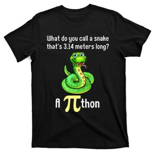 Funny Pi day Puns Pithon Math Teacher Jokes T-Shirt