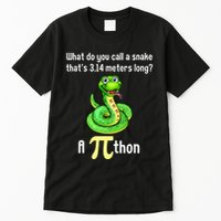 Funny Pi day Puns Pithon Math Teacher Jokes Tall T-Shirt