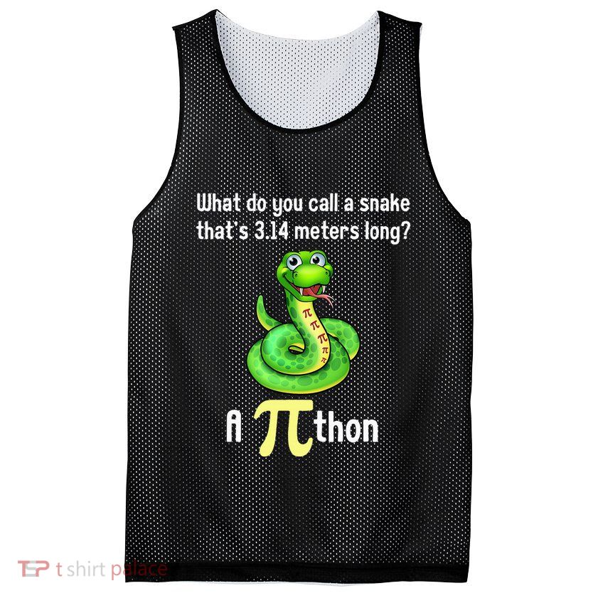 Funny Pi day Puns Pithon Math Teacher Jokes Mesh Reversible Basketball Jersey Tank
