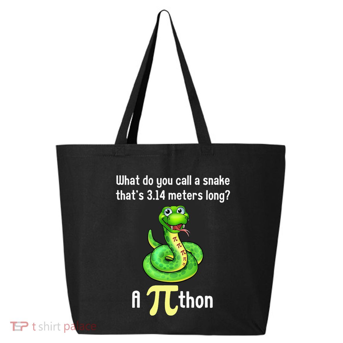 Funny Pi day Puns Pithon Math Teacher Jokes 25L Jumbo Tote