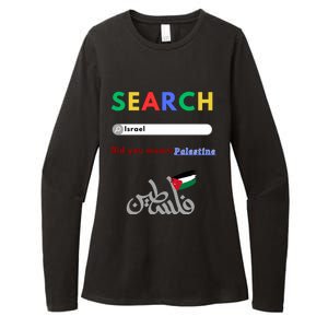 Free Palestine Did You Mean Palestine Gift Womens CVC Long Sleeve Shirt