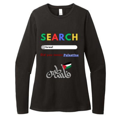 Free Palestine Did You Mean Palestine Gift Womens CVC Long Sleeve Shirt