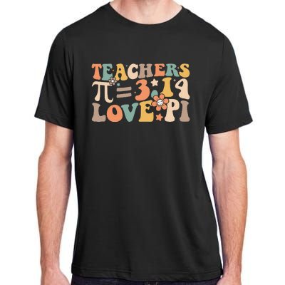 Funny Pi Day Math Teacher 3.14 Pi Symbol Nerds Adult ChromaSoft Performance T-Shirt