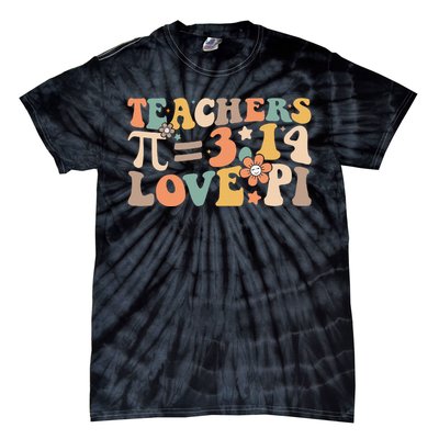 Funny Pi Day Math Teacher 3.14 Pi Symbol Nerds Tie-Dye T-Shirt