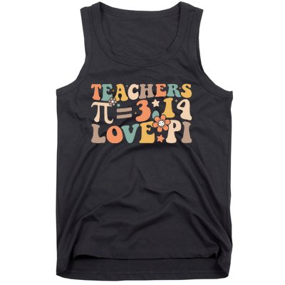 Funny Pi Day Math Teacher 3.14 Pi Symbol Nerds Tank Top