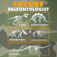 Future Paleontologist Dinosaur Fossil Paleontology Legacy Tie Dye Trucker Hat