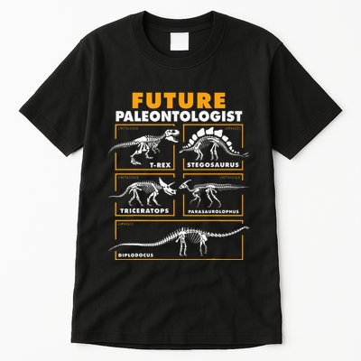 Future Paleontologist Dinosaur Fossil Paleontology Tall T-Shirt