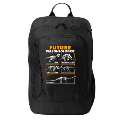 Future Paleontologist Dinosaur Fossil Paleontology City Backpack