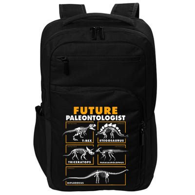 Future Paleontologist Dinosaur Fossil Paleontology Impact Tech Backpack
