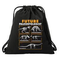 Future Paleontologist Dinosaur Fossil Paleontology Drawstring Bag