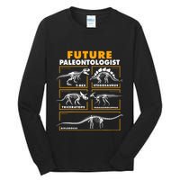 Future Paleontologist Dinosaur Fossil Paleontology Tall Long Sleeve T-Shirt