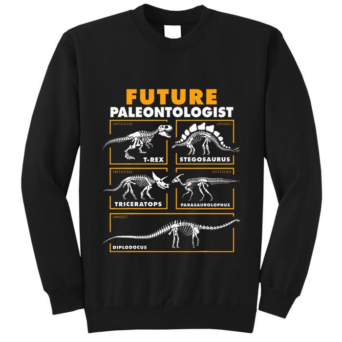 Future Paleontologist Dinosaur Fossil Paleontology Tall Sweatshirt