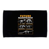 Future Paleontologist Dinosaur Fossil Paleontology Microfiber Hand Towel