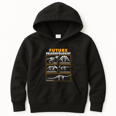 Future Paleontologist Dinosaur Fossil Paleontology Kids Hoodie