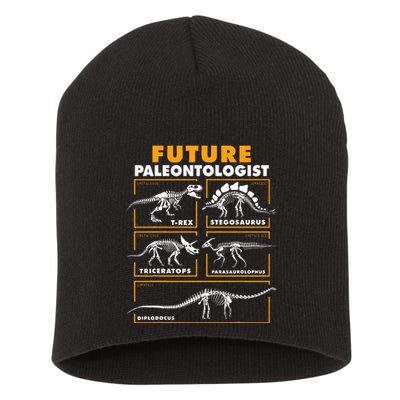 Future Paleontologist Dinosaur Fossil Paleontology Short Acrylic Beanie