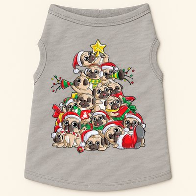 Funny Pug Dog Cute Christmas Gift Doggie Tank