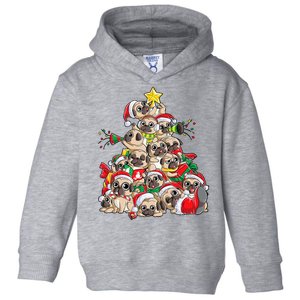 Funny Pug Dog Cute Christmas Gift Toddler Hoodie