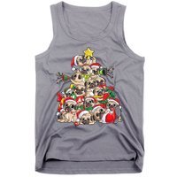 Funny Pug Dog Cute Christmas Gift Tank Top
