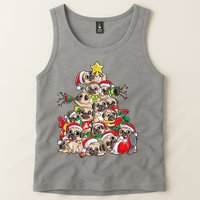 Funny Pug Dog Cute Christmas Gift Tank Top