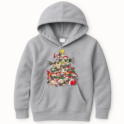 Funny Pug Dog Cute Christmas Gift Kids Hoodie