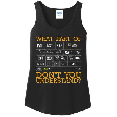 Funny Photography Design Men Women Photographer Instructors Ladies Essential Tank