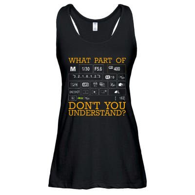 Funny Photography Design Men Women Photographer Instructors Ladies Essential Flowy Tank