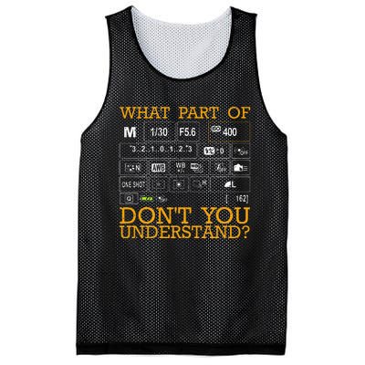 Funny Photography Design Men Women Photographer Instructors Mesh Reversible Basketball Jersey Tank