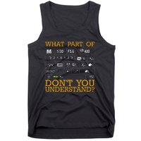 Funny Photography Design Men Women Photographer Instructors Tank Top