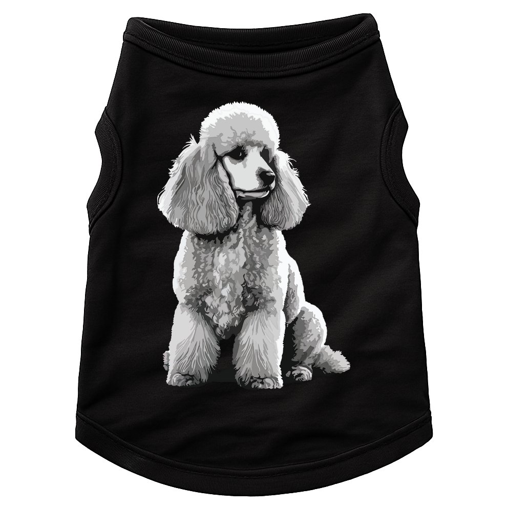 Funny Poodle Dog Miniature Poodle Toy Poodle Doggie Tank