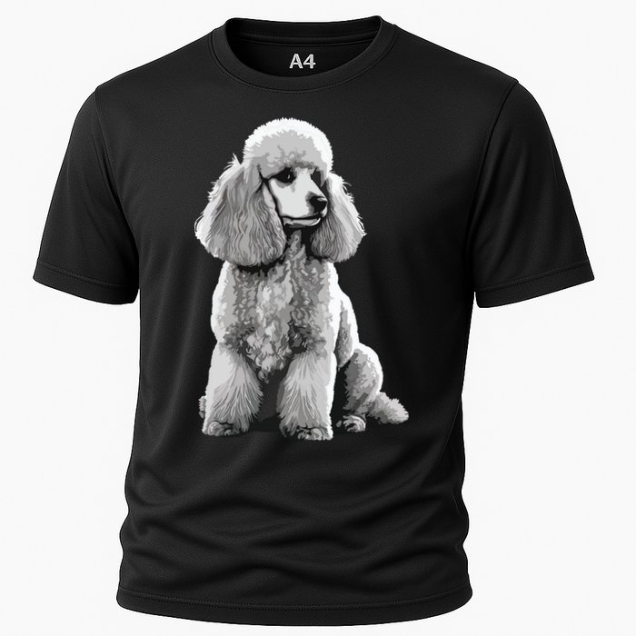 Funny Poodle Dog Miniature Poodle Toy Poodle Cooling Performance Crew T-Shirt