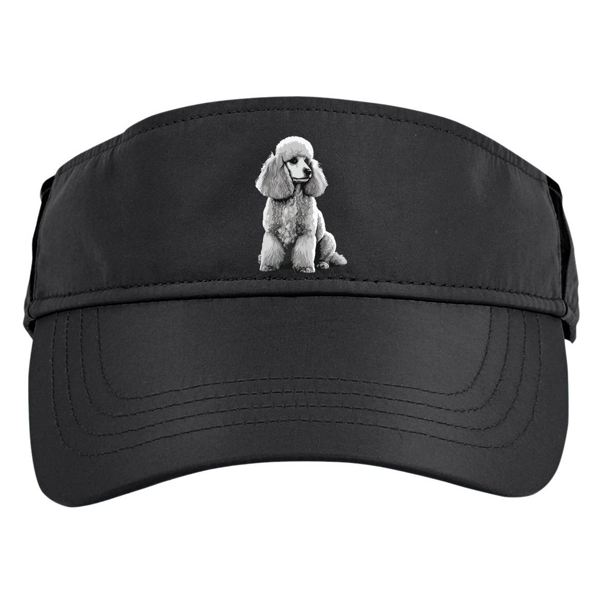 Funny Poodle Dog Miniature Poodle Toy Poodle Adult Drive Performance Visor