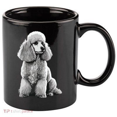 Funny Poodle Dog Miniature Poodle Toy Poodle 11oz C Handle Ceramic Mug