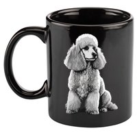 Funny Poodle Dog Miniature Poodle Toy Poodle 11oz C Handle Ceramic Mug