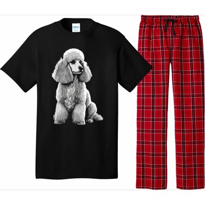 Funny Poodle Dog Miniature Poodle Toy Poodle Pajama Set