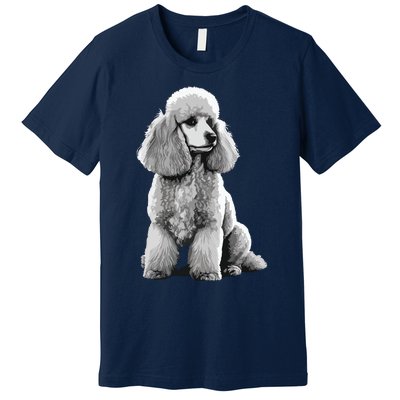 Funny Poodle Dog Miniature Poodle Toy Poodle Premium T-Shirt