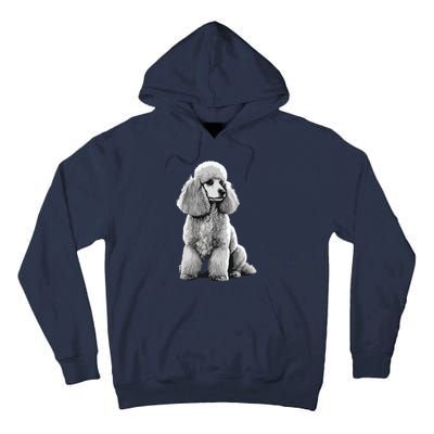 Funny Poodle Dog Miniature Poodle Toy Poodle Tall Hoodie