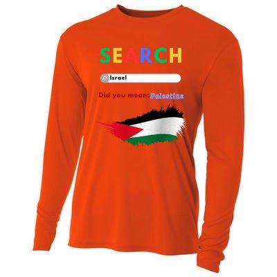 Free Palestine Did You Mean Palestine Gift Cooling Performance Long Sleeve Crew