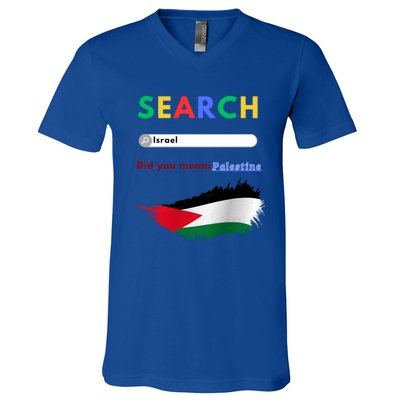 Free Palestine Did You Mean Palestine Gift V-Neck T-Shirt