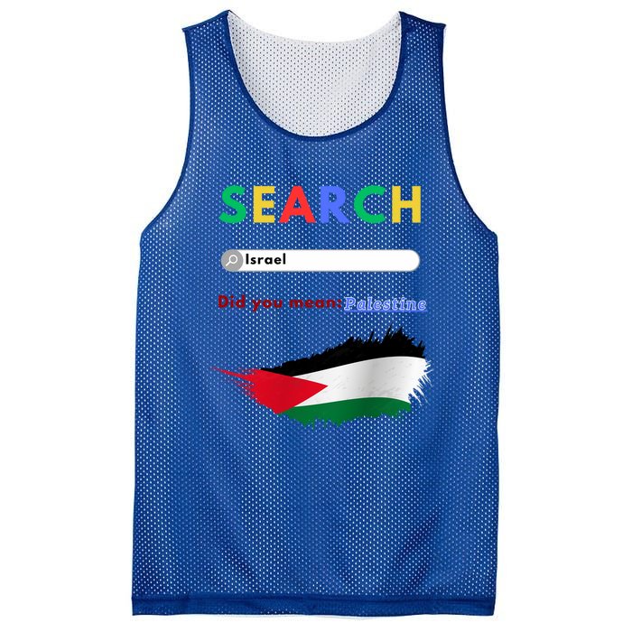 Free Palestine Did You Mean Palestine Gift Mesh Reversible Basketball Jersey Tank