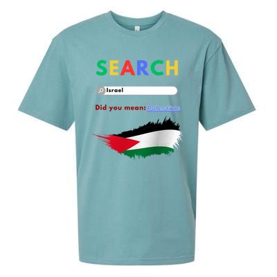 Free Palestine Did You Mean Palestine Gift Sueded Cloud Jersey T-Shirt