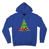 Festive Pug Dog Christmas Pajama with Xmas Tree Lights Hoodie