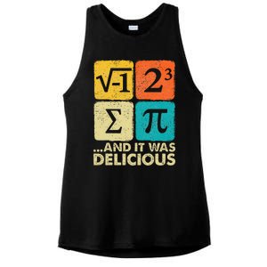 Funny PI Day Math Pun Ladies PosiCharge Tri-Blend Wicking Tank