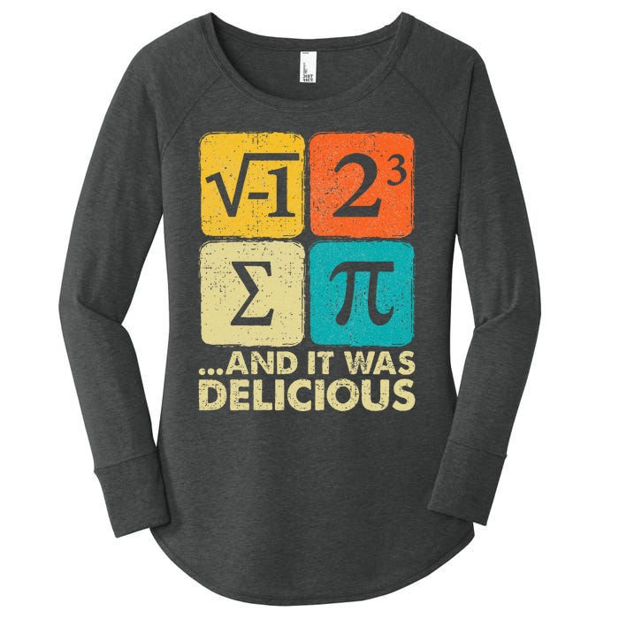 Funny PI Day Math Pun Women's Perfect Tri Tunic Long Sleeve Shirt