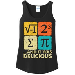 Funny PI Day Math Pun Ladies Essential Tank