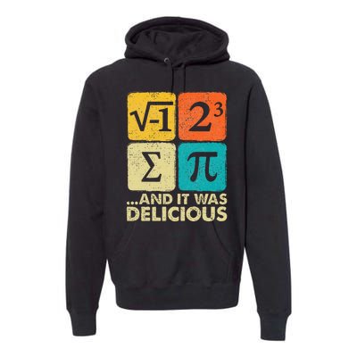 Funny PI Day Math Pun Premium Hoodie