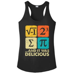 Funny PI Day Math Pun Ladies PosiCharge Competitor Racerback Tank