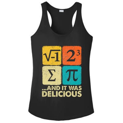 Funny PI Day Math Pun Ladies PosiCharge Competitor Racerback Tank