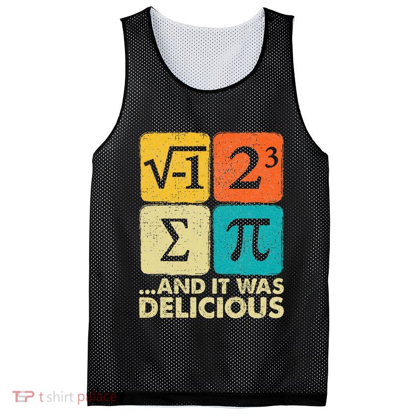 Funny PI Day Math Pun Mesh Reversible Basketball Jersey Tank