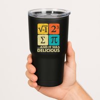 Funny PI Day Math Pun Tumbler
